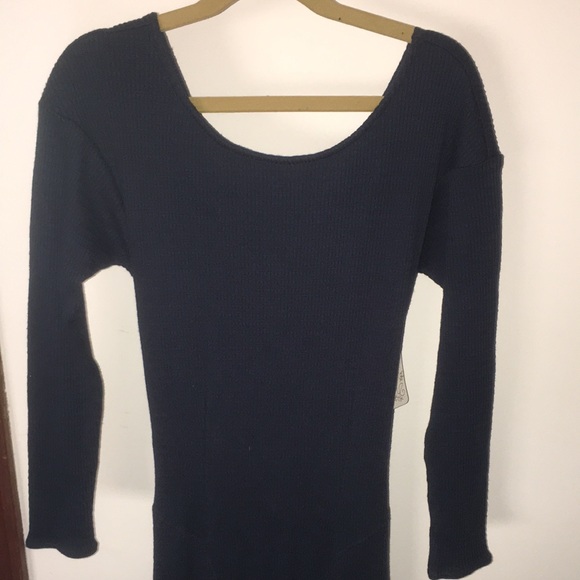 NWT**Free People**Dress**Pockets**Blue**Open Back - Picture 2 of 14